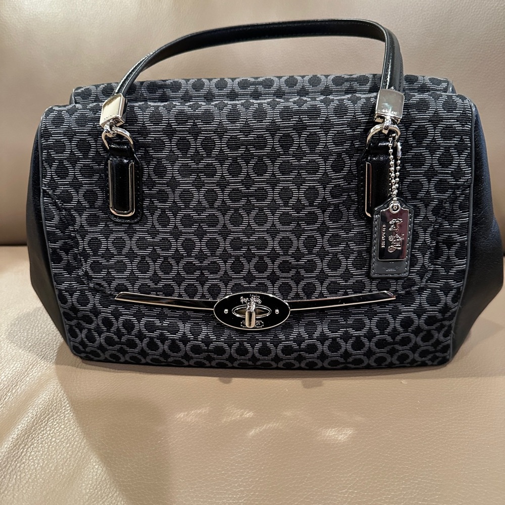 Coach satchel bag 7x12